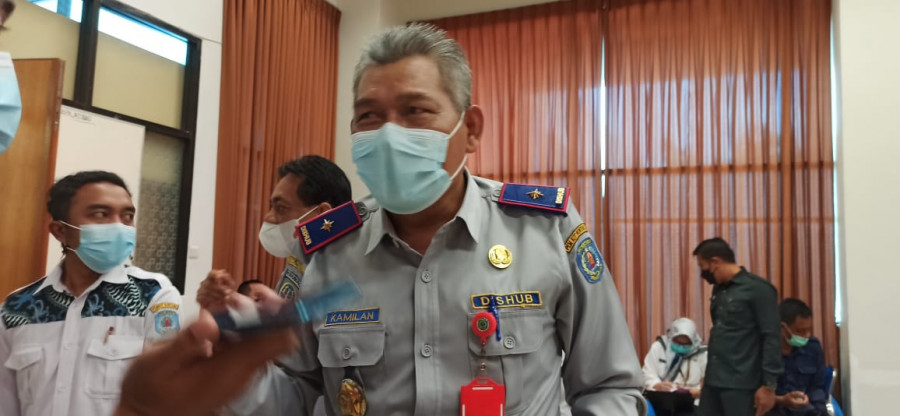 Kepala Dishub Bontang, Kamilan (Nisa/korankaltim.com)
