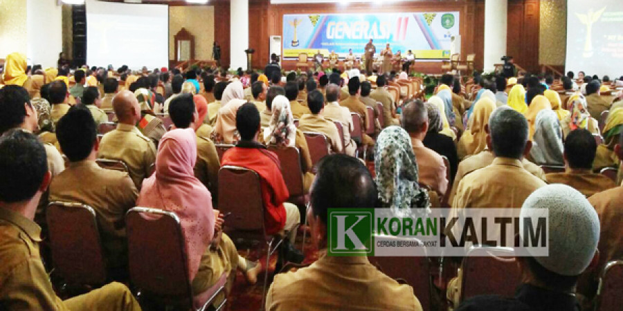 Presentasi program inovatif oleh 16 OPD di gedung PKM Tenggarong Seberang. (Foto: Rian/korankaltim.com)