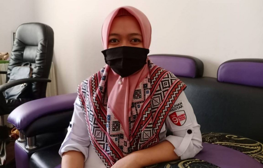 Komisioner KPU Samarinda, Nina Mawaddah (Foto: Faishal Alwan Yasir/korankaltim.com)