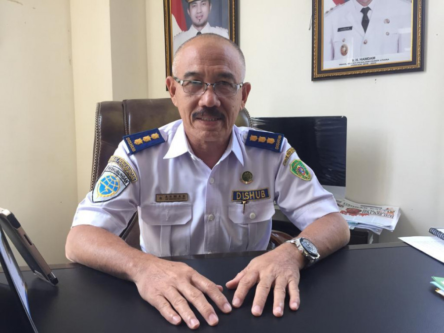 Kepala Dinas Perhubungan Kabupaten Penajam Paser Utara, Ahmad. (Erwin/korankaltim)