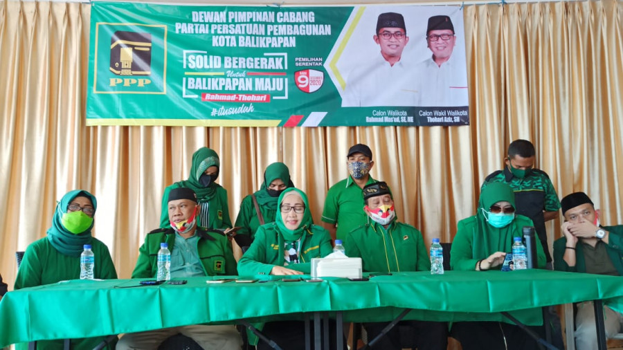 Pengurus DPC PPP Kota Balikpapan menyatakan terus bergerak dalam upaya memenangkan Pilkada 2020. (Foto: Hendra/KoranKaltim.Com)