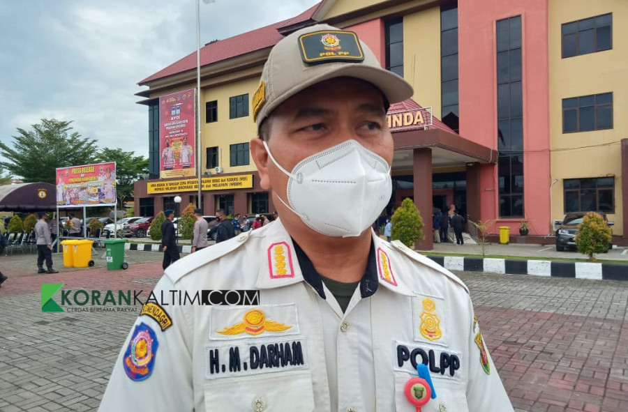 Kepala Satpol PP Samarinda, HM Darham (foto: Claudius Vico/Korankaltim.com)
