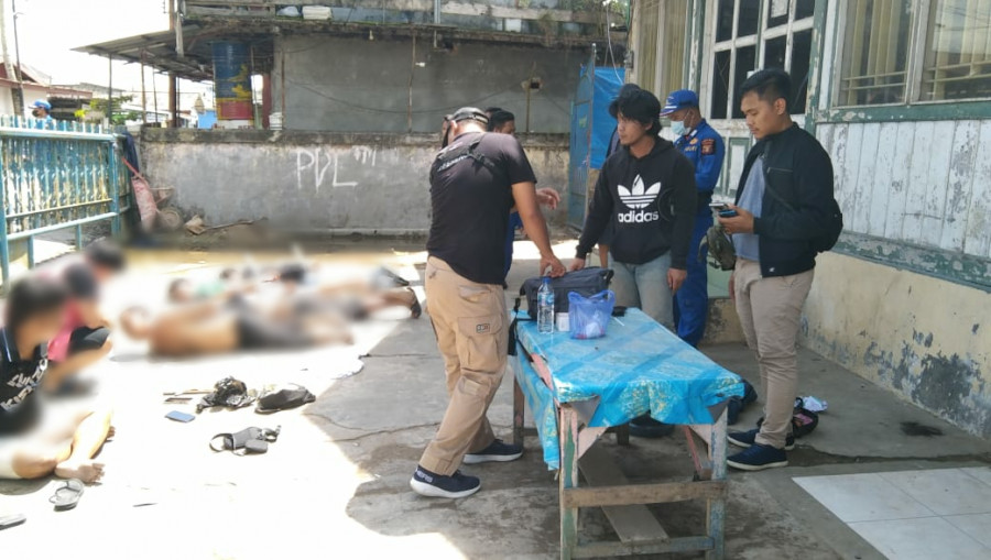 'Kampung Narkoba' yang diobok-obok Polairud Polda Kaltim dan Mabes Polri Kamis (20/1/2022) tadi, omset sebulan mencapai Rp 1,8 miliar. (Foto: Istimewa)