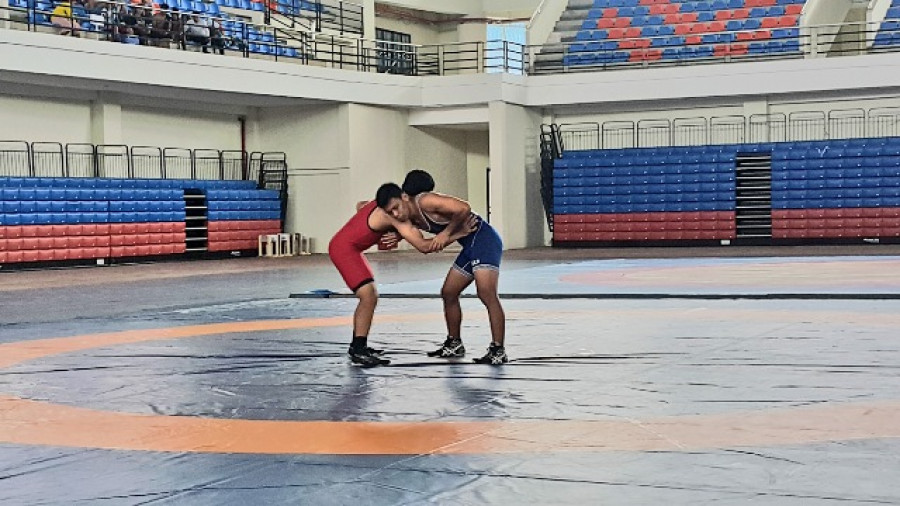TRY OUT: Pegulat Kaltim tak perlu ditangani pelatih asing, mereka hanya perlu perbanyak try out dan sparing patner dengan pegulat luar.