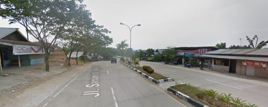 Jalur poros samarinda - kukar ( Foto: Istimewa/googleMAPS)