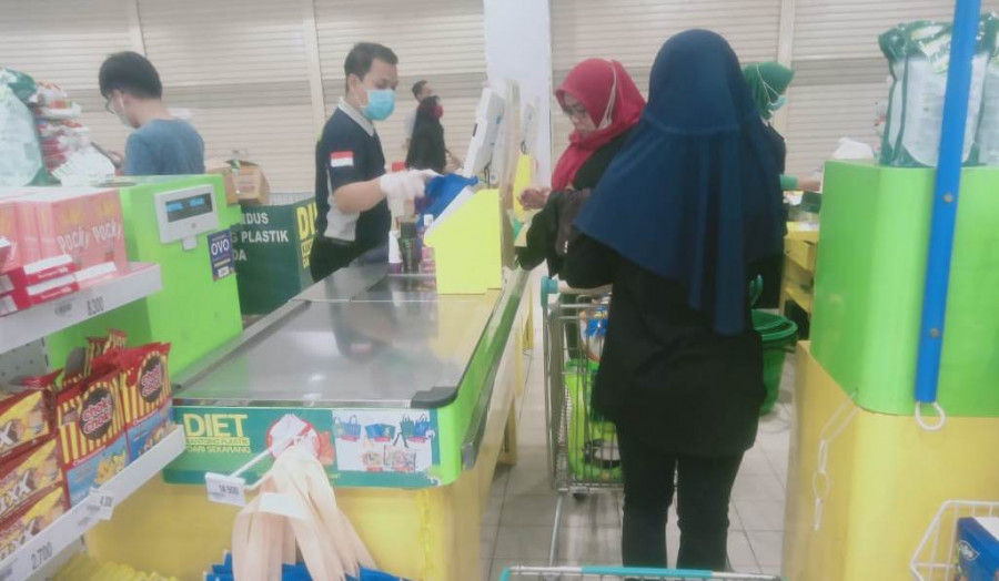 Salah satu pusat perbelanjaan di Kota Samarinda, yang buka dengan penerapan protokol kesehatan (dok Korankaltim.com)