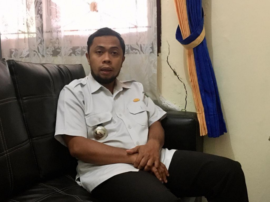Lurah Kelurahan Maluhu, Tenggarong, Bayu Ramanda (Foto: Lodya/Koran Kaltim)