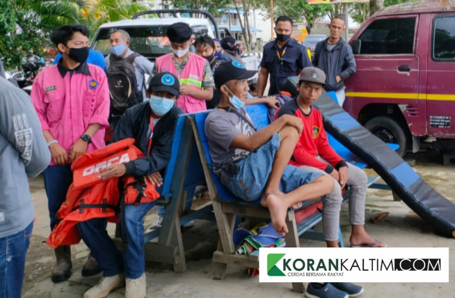 TKP dimana Ardian (62) terakhir terlihat oleh rekan-rekannya Senin (15/2/2021) hari ini. (Foto:Nancy/korankaltim.com)