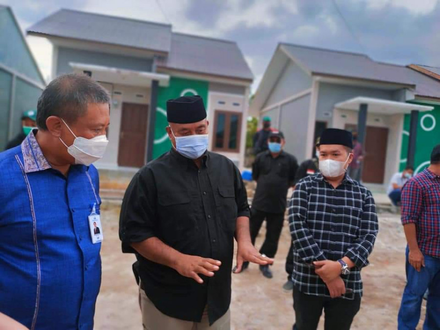 Perumahan murah yang dibangunkan di Kota Bangun. (Foto: Istimewa)