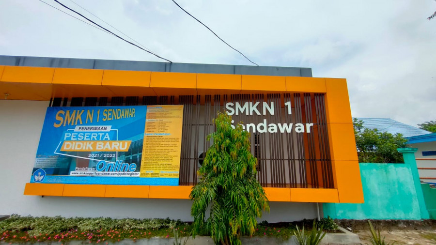 SMKN 1 Sendawar yang kembali dipilih untuk menjadi lokasi pelaksanaan SKB CASN 2021. (Foto: Istimewa)