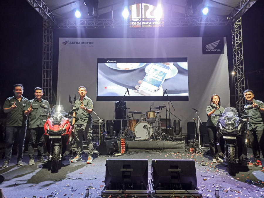 Peluncuran New ADV 160 oleh Main Dealer Astra Motor Kaltim 2 yang dilaksanakan di Halaman Parkir Samarinda Square, Samairnda (Permata/KK)