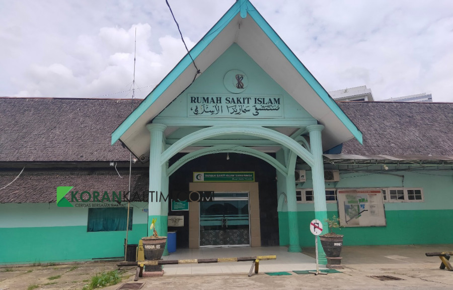 Gedung Rumah Sakit Islam (RSI) Samarinda yang tak beroperasi sejak 2016 silam (fOTO: Permata/korankaltim.com)