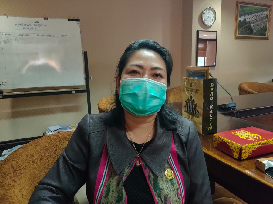Anggota DPRD Kaltim dapil Kubar-Mahulu, Veridiana Huraq Wang (Faishal Ays/Korankaltim.com)