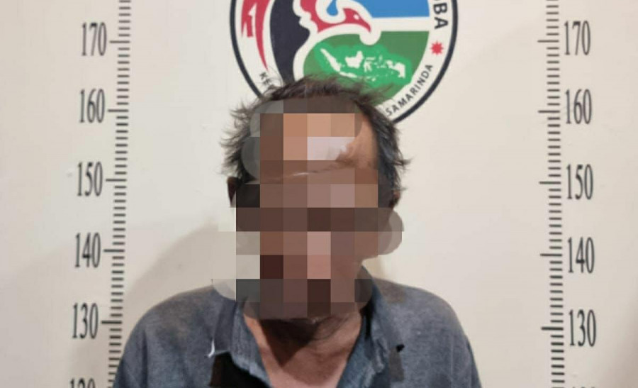 Misran kakek 60 tahun yang diamankan polisi saat membeli satu poket sabu-sabu seharga Rp 300 ribu.(Foto:Istimewa)