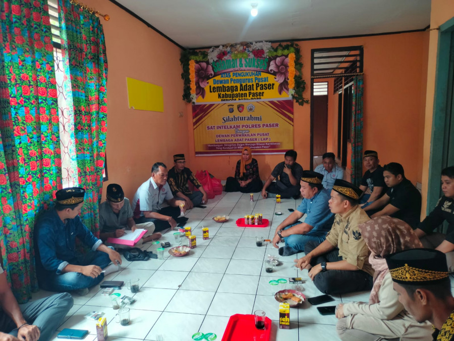 Silaturahmi Satintelkam Polres Paser bersa pengurus DPP LAP. (Istimewa)
