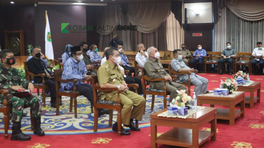 Rapat Koordinasi Kepala Daerah se Indonesia, yang dipimpin Presiden RI Joko Widodo, Senin (17/5) kemarin (Foto: Permata/korankaltim.com)