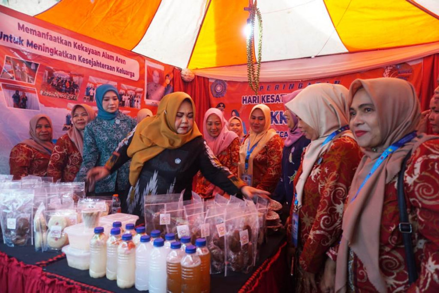 Pameran UMKM untuk memeriahkan HKG PKK ke-52. (PROKOM)