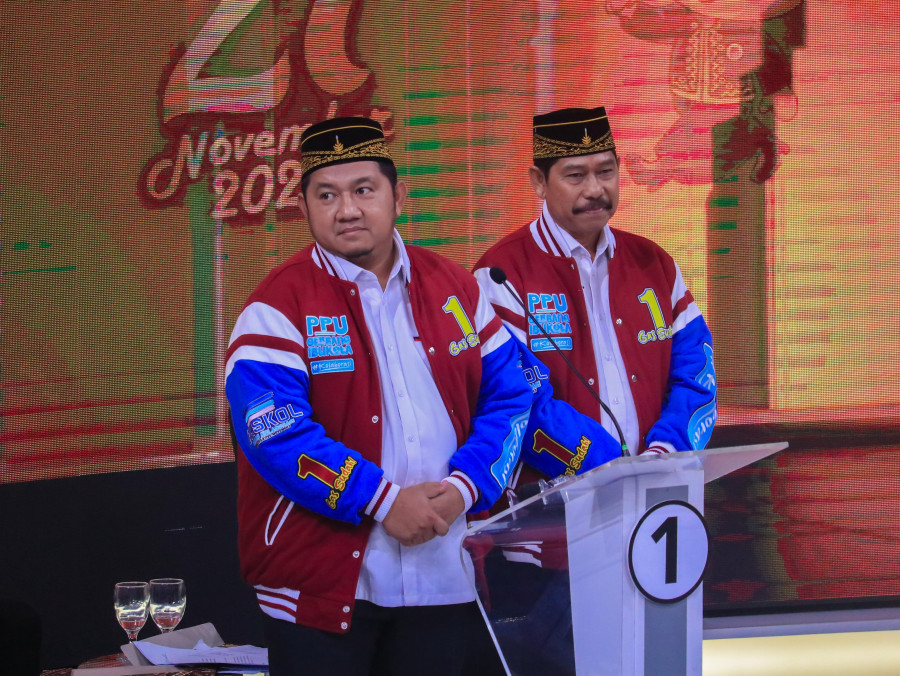 Pasangan calon Bupati dan Wakil Bupati Penajam Paser Utara (PPU) Mudyat Noor – Abdul Waris Muin