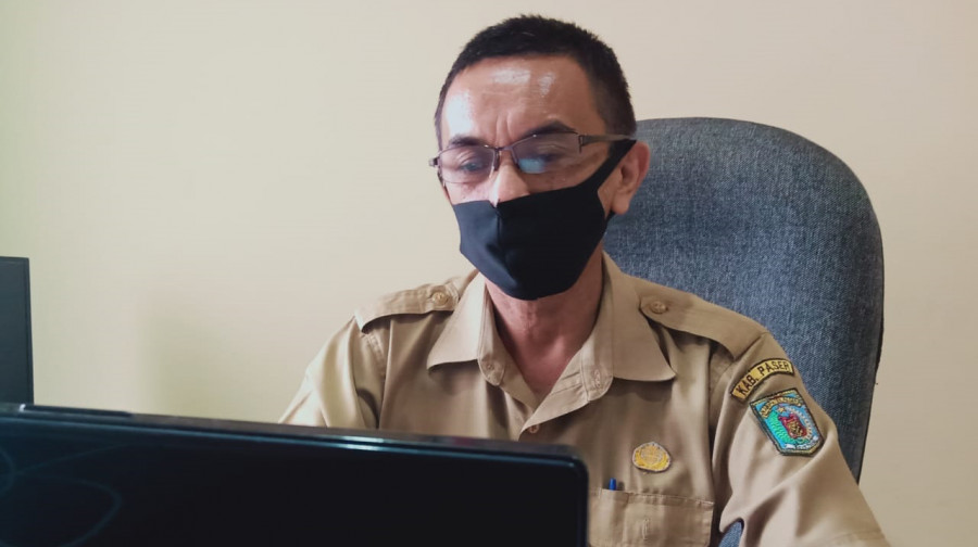 Kepala Dinas Pertanian dan Hiltikultura Kabupaten Paser Karoding. ( Foto : Dwi Cahyo / Korankaltim.com )