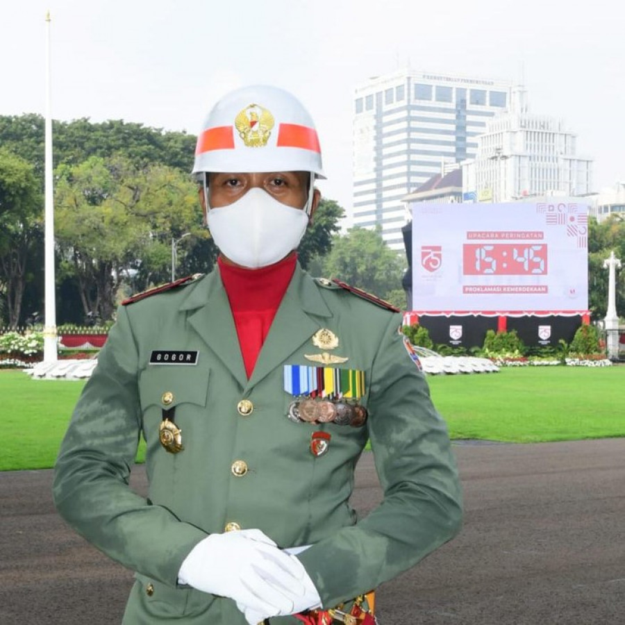 Kolonel Muhammad Imam Gogor ( Foto: Muchlis Jr - Biro Pers Sekretariat Presiden - Via Detiknews)