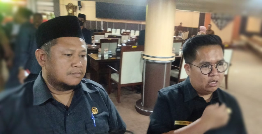 Rapat Paripurna, Wakil Bupati dan Ketua DPRD (Heri/korankaltim.com)