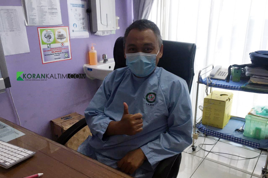 dr. Suhardi, Sp. JP Dokter spesialis jantung dan pembuluh darah di RSUD Kota bontang (Foto: iwan/Korankaltim.com)