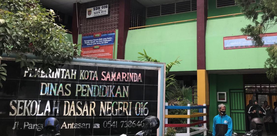 Sekolah Dasar Negeri (SDN) 016 Jalan Pangeran Antasari Kecamatan Sungai Kunjang. ( Foto: Muhibar Sobary Ardan / korankaltim.com)