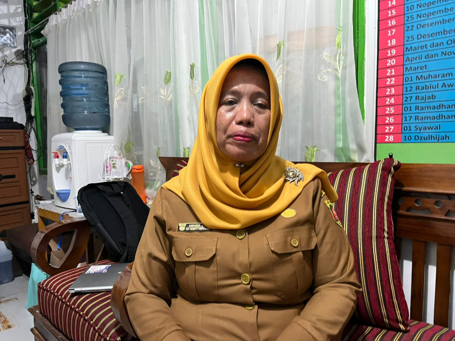 Kepala SD Negeri 016 Samarinda Ulu, Amine (Rafik/Korankaltim.com).