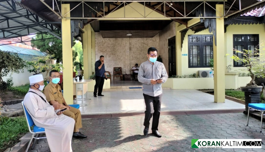 Rumah Jabatan Bupati Paser di Jalan Kusuma Bangsa Tanah Grogot. ( Foto: Dwi Cahyo/korankaltim.com)