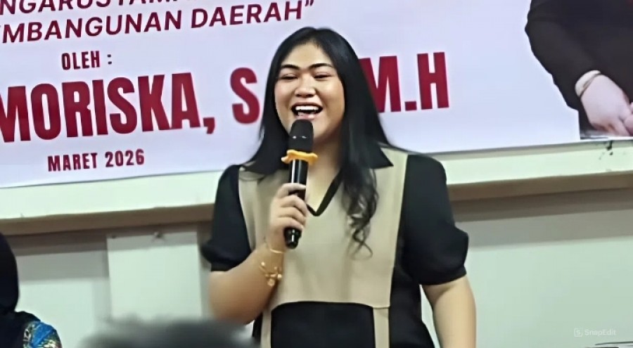 Suasana Kegiatan Sosialisasi Ranperda Pengarusutamaan Gender dalam Pembangunan Daerah yang diselenggarakan Tamara Moriska. (Istimewa)