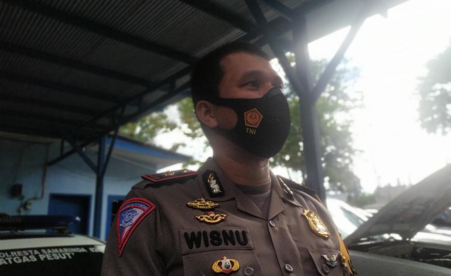 Kasat Lantas Polresta Samarinda Kompol Wisnu Dian Ristanto. (Foto:Nancy/korankaltim.com)