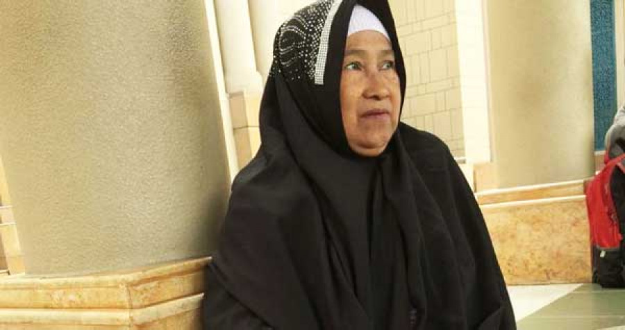 Salah satu korban penipuan Biro Perjalanan Haji