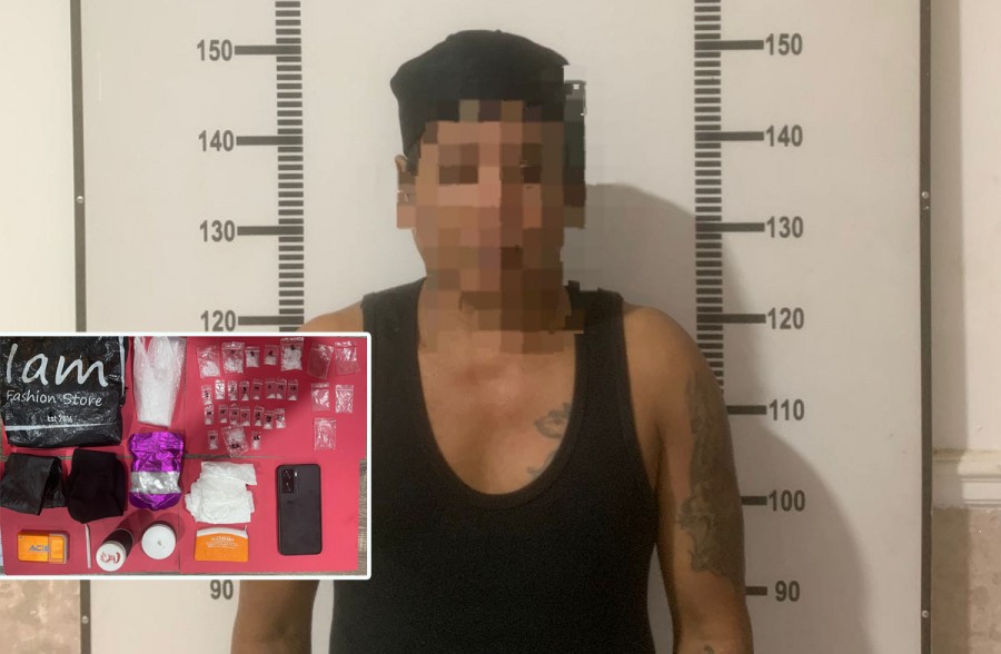 Pelaku dan barang bukti sabu diamankan Sat Resnarkoba Polres Kubar. (Foto: Istimewa)