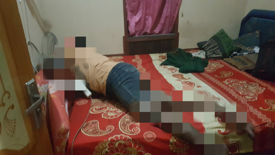 Korban yang ditemukan rekannya dalam kondisi telah meninggal dunia Minggu (21/6/2020) dini hari. (Foto:Polsek Samarinda Ulu)