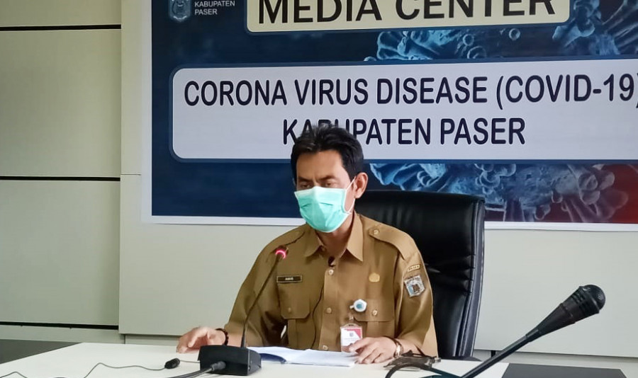 Juru Bicara Gugus Tugas Percepatan Penanganan COVID-19 Kabupaten Paser Amir Faisol. ( Foto: Dwi Cahyo/korankaltimcom)