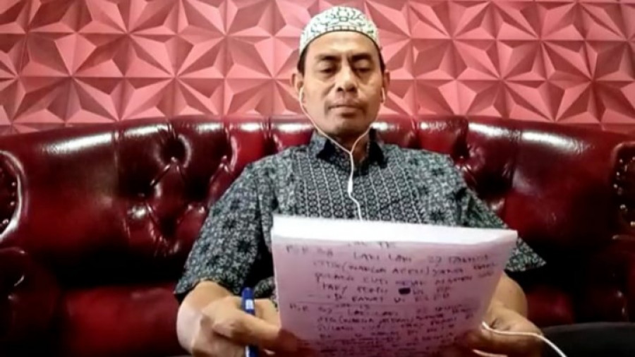 Juru bicara satuan gugus tugas percepatan penanganan Covid-19 Kabupaten Paser Amir Faisol.(foto : Dwi Cahyo / korankaltim.com)