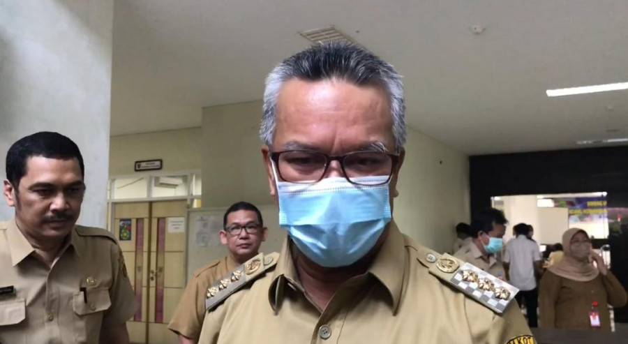 Walikota Samarinda, Syaharie Jaang saat ditemui korankaltim.com usai memberi sambutan kepada para pelaku industri konveksi dan tailor (Fairus/korankaltim.com)