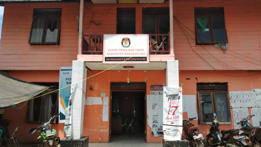 Kantor KPU Mahulu. (foto: Istimewa)