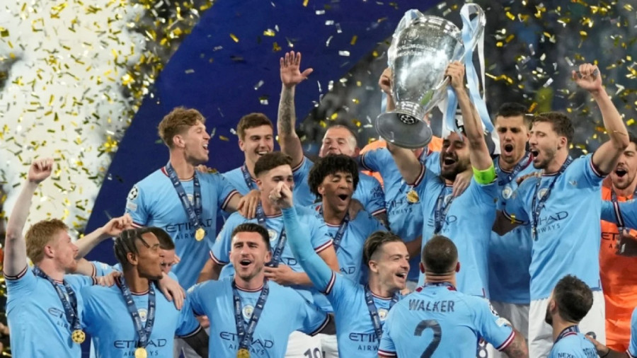 Manchester City juara Liga Champions 2022/2023. (Foto: AP Photo)