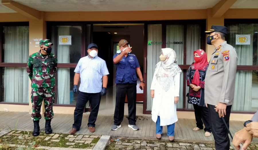 Forkopimda meninjau langsung kesiapan rumah sakit darurat Covid-19 (Foto: Rama/KoranKaltim.com)