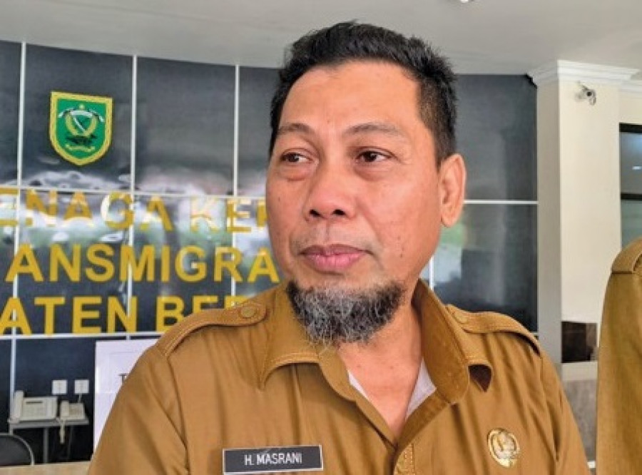 Kepala Dinas Tenaga Kerja dan Transmigrasi (Disnakertrans) Berau, Masrani. (Foto: Istimewa)