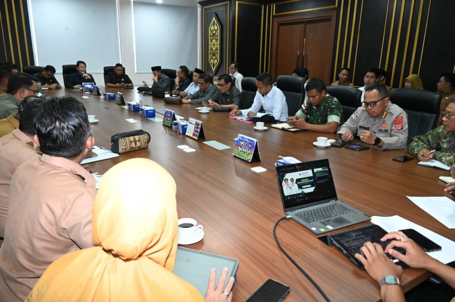 Suasana Rapat Pembahasan Distribusi BBM dan Galian C di Kantor DPRD Kaltara. (istimewa)