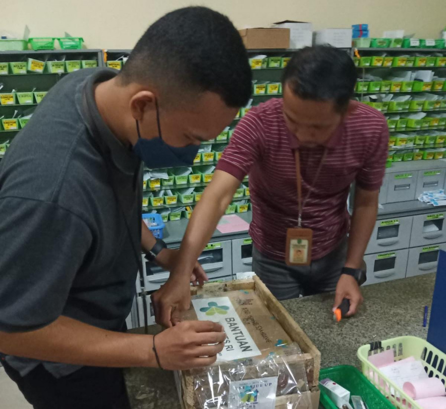 Antidotum Fomepizole sebagai obat injeksi keracunan etilen dan etilen glikol yang tiba di Samarinda. (Dinkes Kaltim)