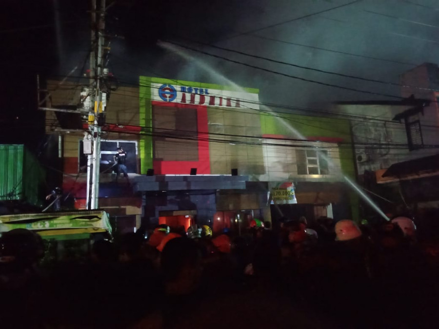 Ket foto : Hotel Andika di Jalan Agus Salim (Claudius Vico/Korankaltim.com)