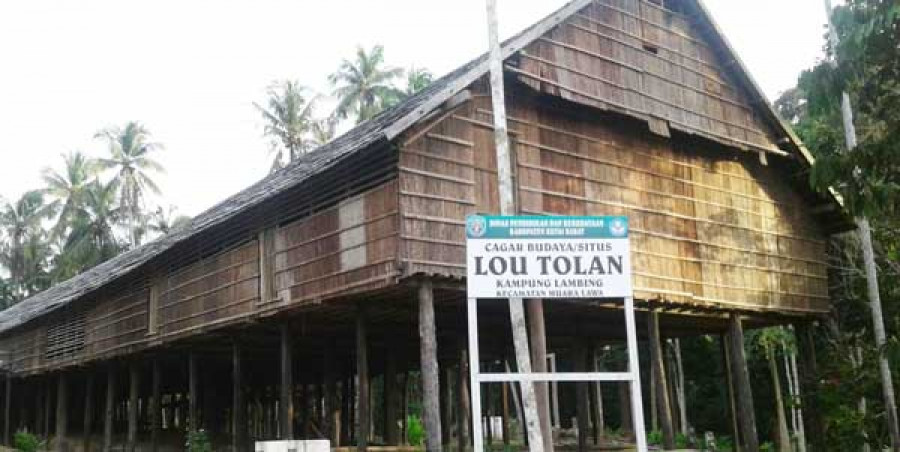 Lou tolan, salah satu objek wisata budaya di kubar.