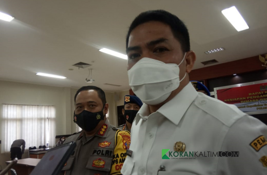 Wali Kota Samarinda, Andi Harun saat ditemui awak media (Foto: Claudius Vico/Korankaltim.com)