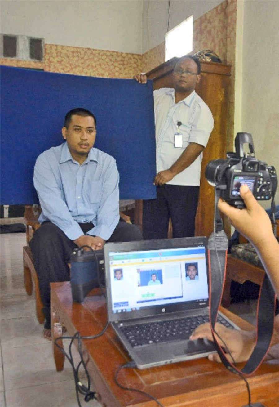 REKAM DATA: Dinas Kependudukan dan Catatan Sipil (Disdukcapil) Kota Samarinda terus berupaya meningkatkan pelayanannya agar warga dapat segera memperoleh KTP elektronik.