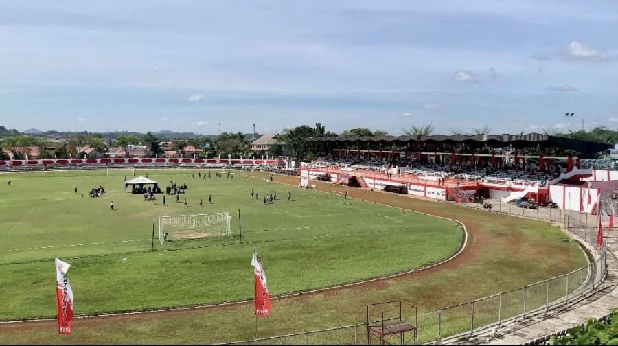 Stadion Rondong Demang, lokasi seleksi pemain Kartanegara FC pekan ini. (Foto: Dok.Korankaltim.com))