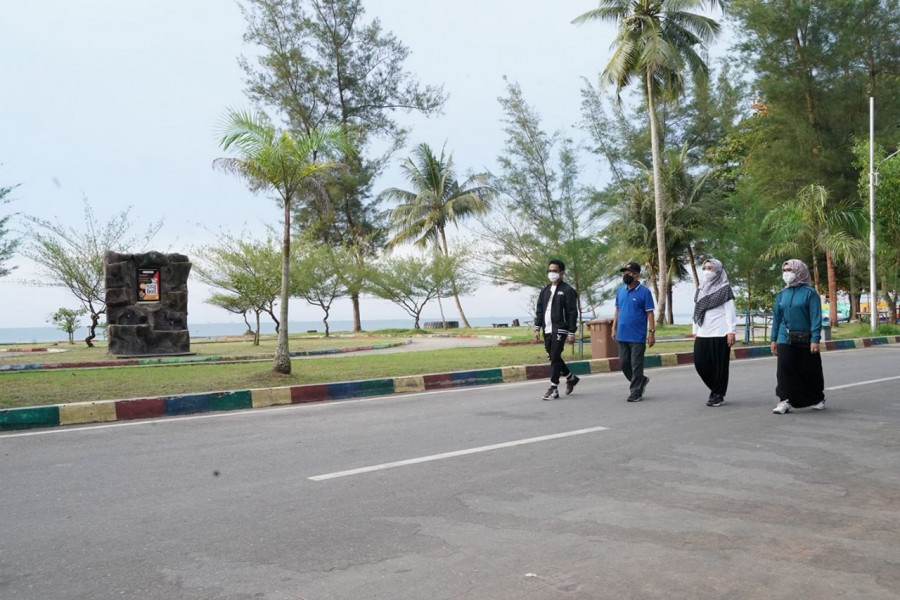 Pantai Manggar Segarsari, bakal ramai dikunjungi masyarakat jelang Natal dan Tahun Baru nanti. (fbpemkotbpp)