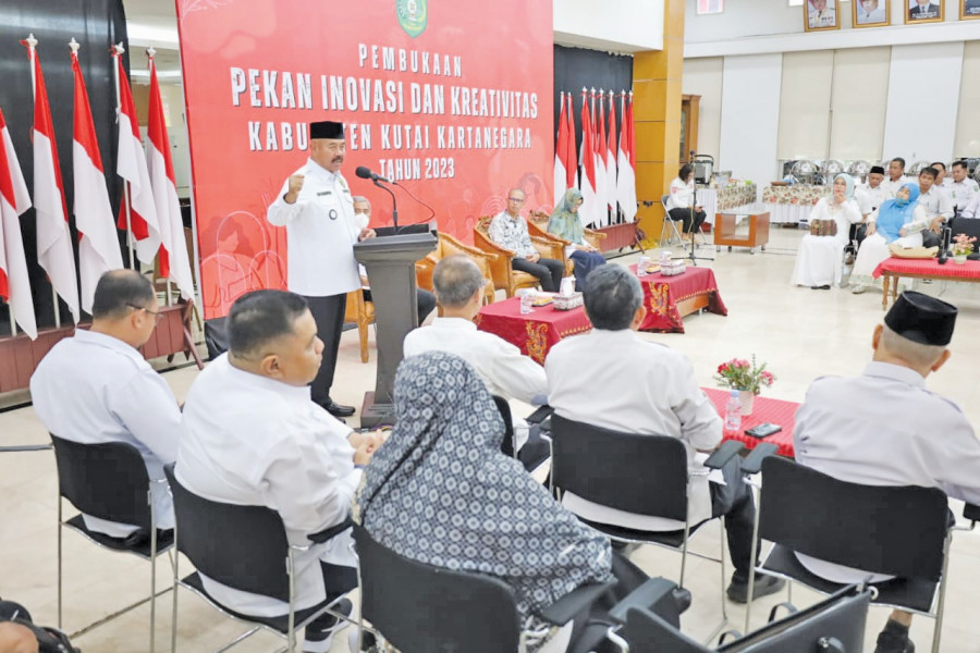 Bupati Edi buka Pekan Inovasi Daerah 2023. (Foto: Prokom)